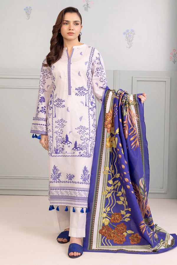 Zellbury Summer Printed Lawn Unstitched 2Pc Suit WUS25X20408