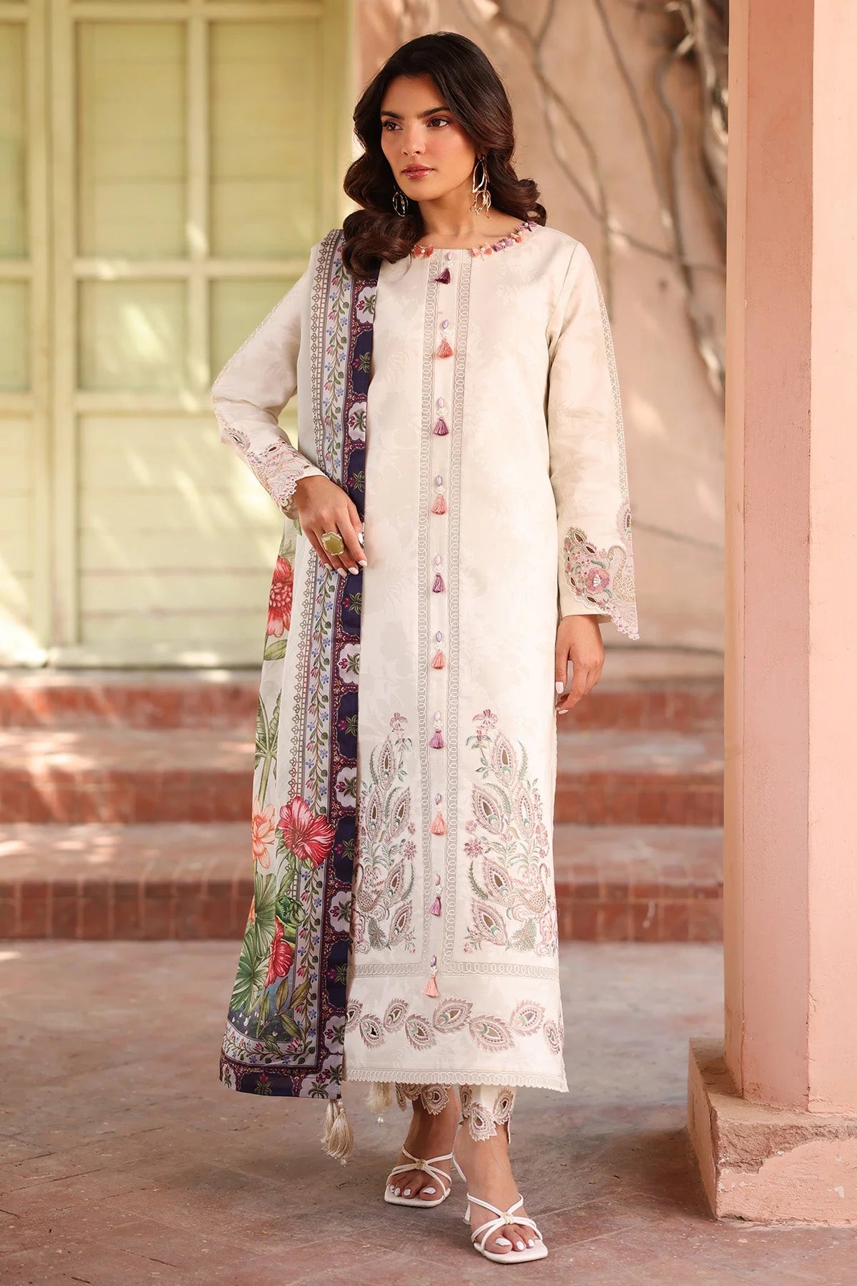 Alizeh Fashion Embroidered Printed Lawn Unstitched 3Pc Suit AF-EPL-7035-KARIS