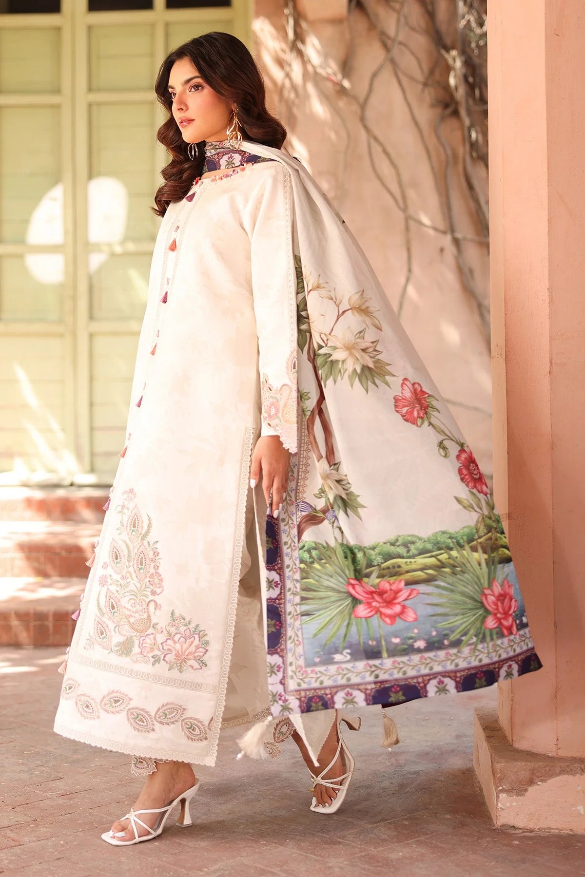Alizeh Fashion Embroidered Printed Lawn Unstitched 3Pc Suit AF-EPL-7035-KARIS
