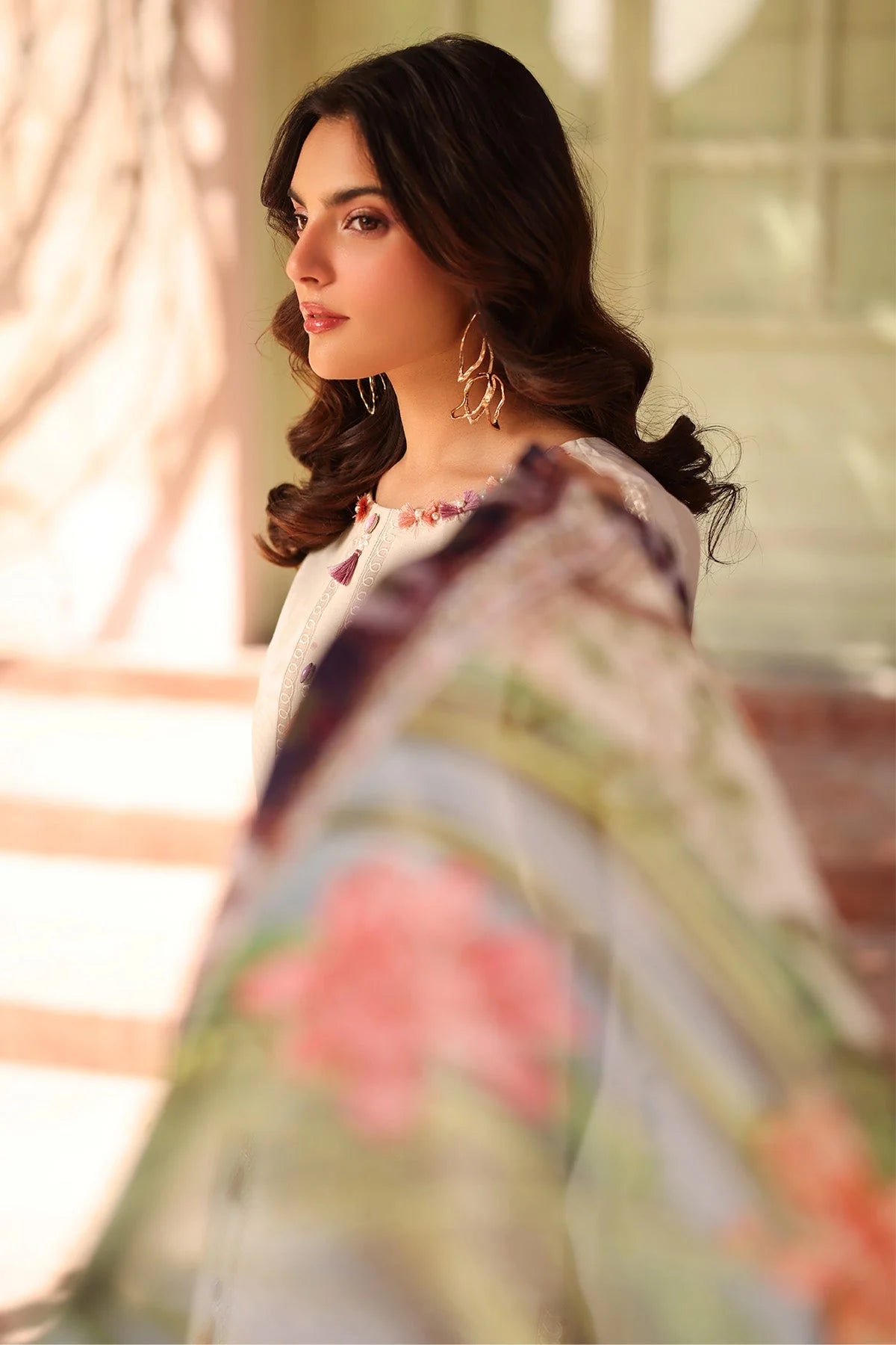 Alizeh Fashion Embroidered Printed Lawn Unstitched 3Pc Suit AF-EPL-7035-KARIS