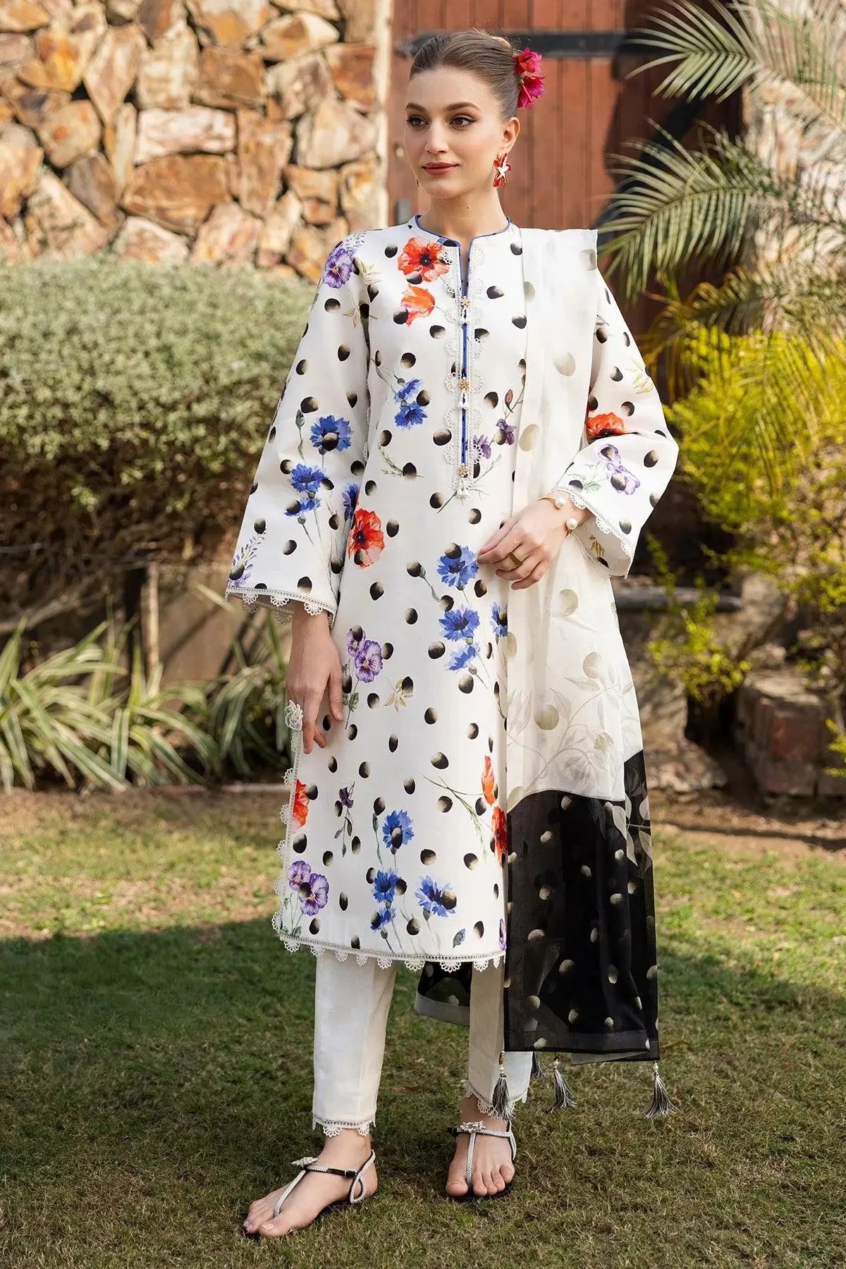 Alizeh Sheen Printed Lawn Unstitched 3Pc Suit AF-PL-6037-Loco