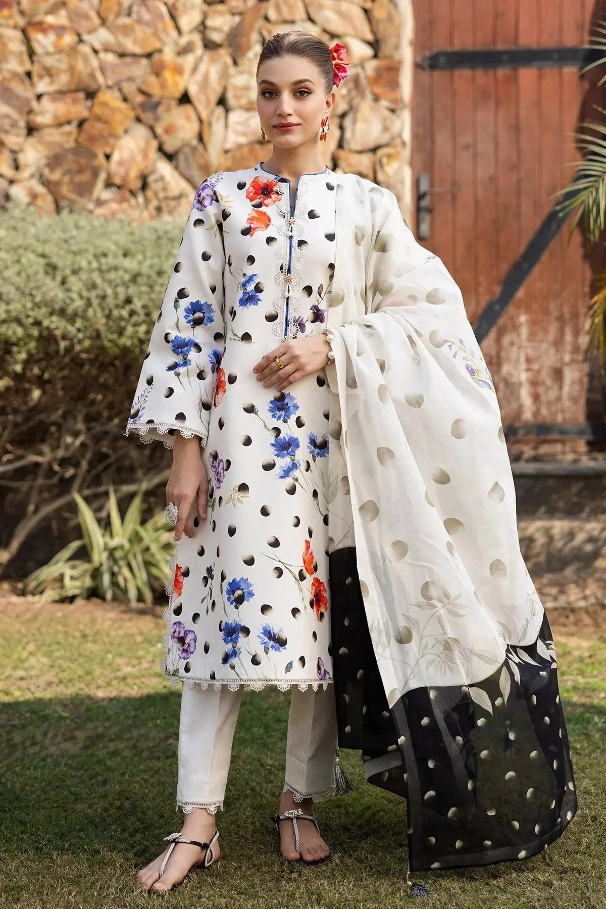 Alizeh Sheen Printed Lawn Unstitched 3Pc Suit AF-PL-6037-Loco