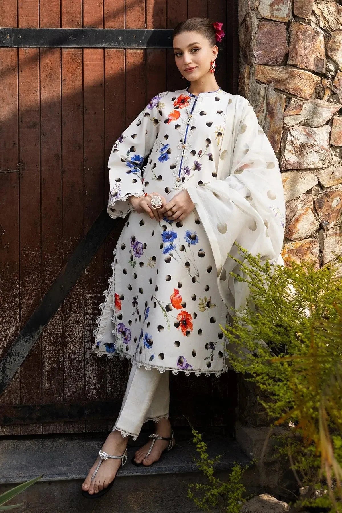 Alizeh Sheen Printed Lawn Unstitched 3Pc Suit AF-PL-6037-Loco