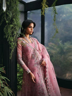 Afrozeh La Fuchsia Luxury Festive Unstitched 3Pc Suit ALF-25-V1-01 SERAIRA
