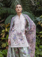 Zainab Chottani Tahra Embroidered Lawn Unstitched 3Pc Suit D-09 AMERE