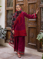 Zainab Chottani Tahra Embroidered Lawn Unstitched 3Pc Suit D-02 AYRA