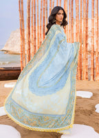 Siraa by Sadaf Fawad Khan Embroidered Lawn Unstitched 3Pc Suit - Amani (B)