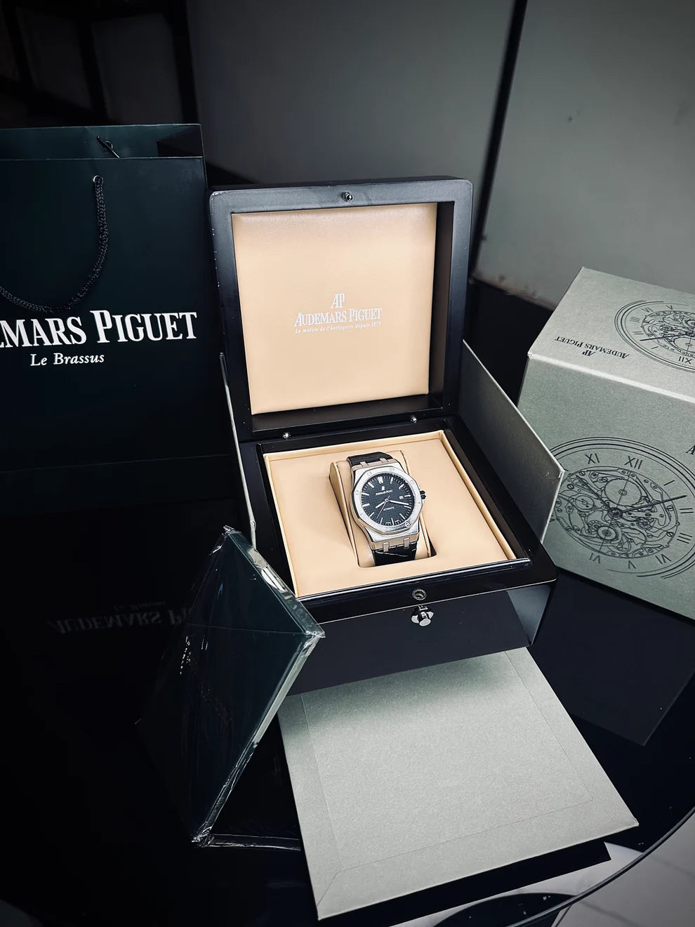 AP Leather Strap (Swiss like movement)