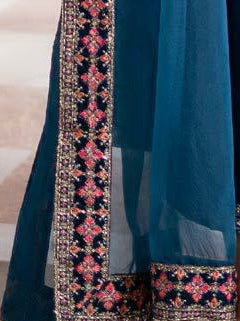 Charizma Signora Premium Embroidered Velvet Unstitched 3Pc Suit CVT4-22