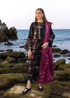 Crimson Flow Embroidered Lawn Unstitched 3Pc Suit D-4B Bloom Bold