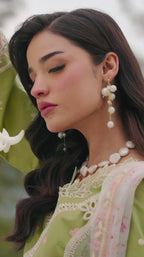 Qalamkar Qlinekari Embroidered Lawn Unstitched 3Pc Suit DC-01 Lovisa
