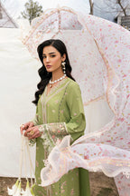 Qalamkar Qlinekari Embroidered Lawn Unstitched 3Pc Suit DC-01 Lovisa