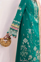 Qalamkar Qlinekari Embroidered Lawn Unstitched 3Pc Suit DC-08 Elida