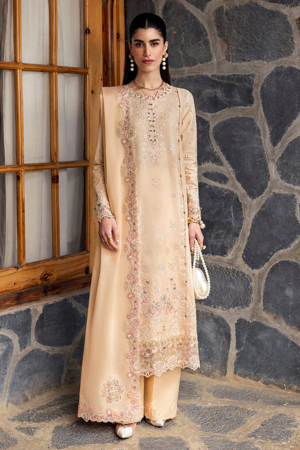 Qalamkar Qlinekari Embroidered Lawn Unstitched 3Pc Suit DC-12 Disa