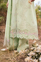 Qalamkar Qlinekari Embroidered Lawn Unstitched 3Pc Suit DC-14 Meline