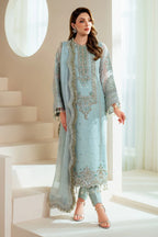 Alizeh Aymal Embroidered Chiffon Unstitched 3Pc Suit AF-BHM-4044-Orla