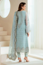 Alizeh Aymal Embroidered Chiffon Unstitched 3Pc Suit AF-BHM-4044-Orla