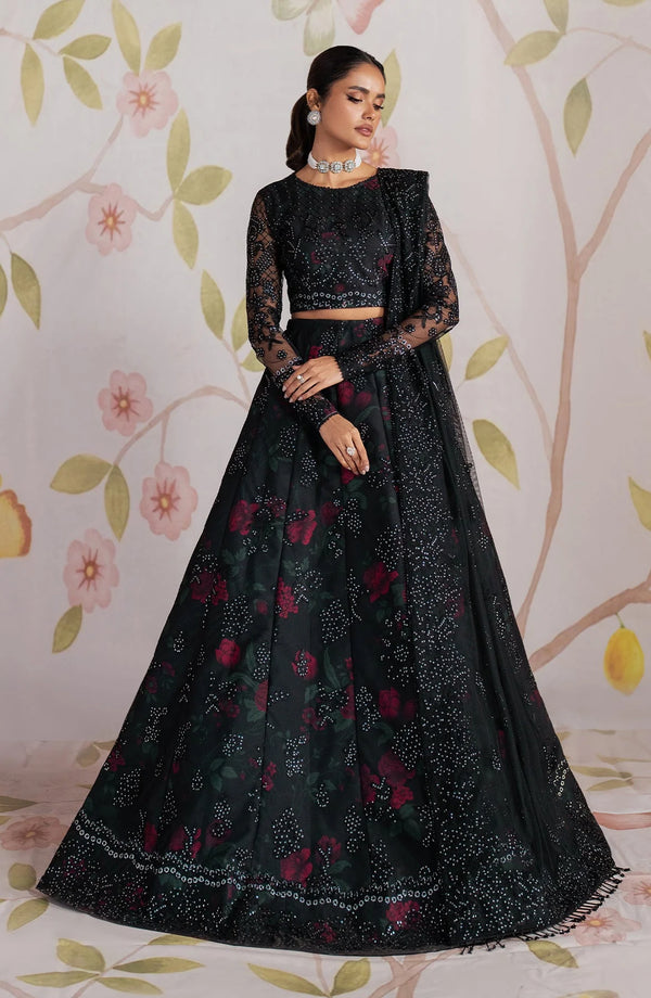 Zarif Shehnai Embroidered Luxury Net Unstitched 3Pc Suit ZS-09 HANEEN