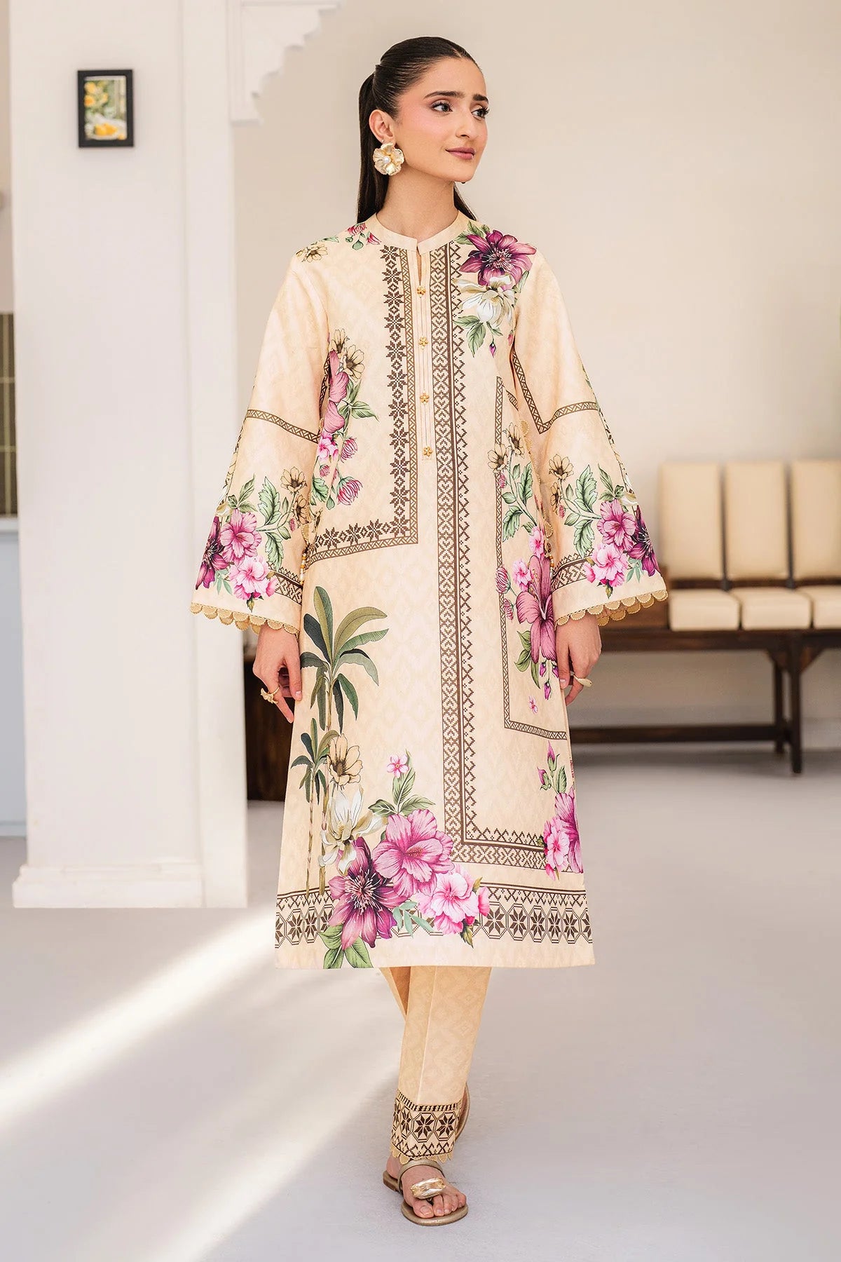 Alizeh Fashion Essentials Printed Lawn Unstitched 2Pc Suit AF-PL-6054