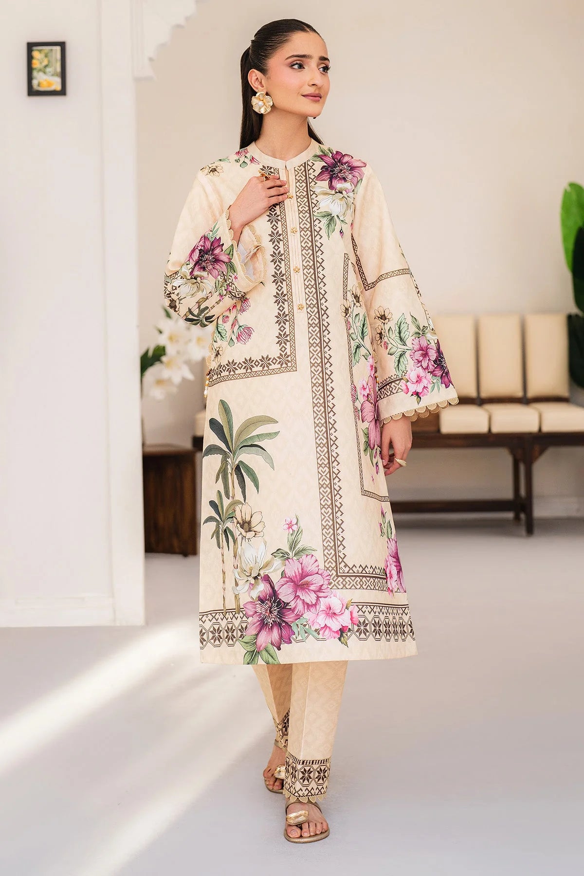 Alizeh Fashion Essentials Printed Lawn Unstitched 2Pc Suit AF-PL-6054