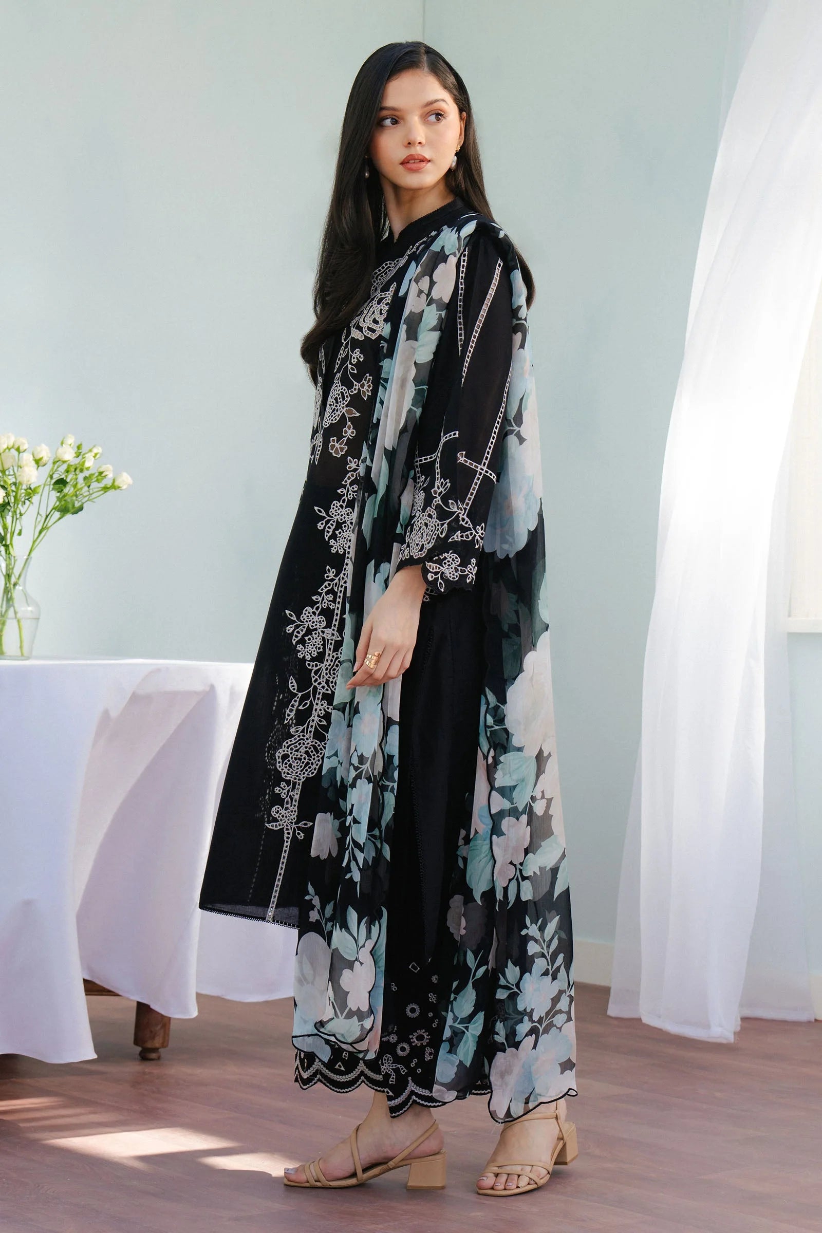 Coco by Zara Shahjahan Embroidered Lawn Unstitched 3Pc Suit D-07B ECLAT