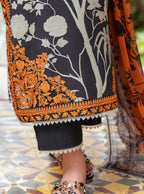 Zainab Chottani Tahra Embroidered Lawn Unstitched 3Pc Suit D-08 EFRA