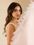 Faiza Faisal Marine Embroidered Luxury Lawn Unstitched 3Pc Suit - ELISHA