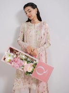 Qalamkar QPrints Embroidered Lawn Unstitched 3Pc Suit EM-03B MIRA