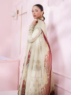 Qalamkar QPrints Embroidered Lawn Unstitched 3Pc Suit EM-06B TALIA