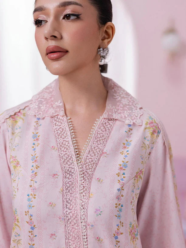 Qalamkar QPrints Embroidered Lawn Unstitched 3Pc Suit EM-07B EDEN