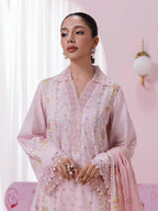 Qalamkar QPrints Embroidered Lawn Unstitched 3Pc Suit EM-07B EDEN