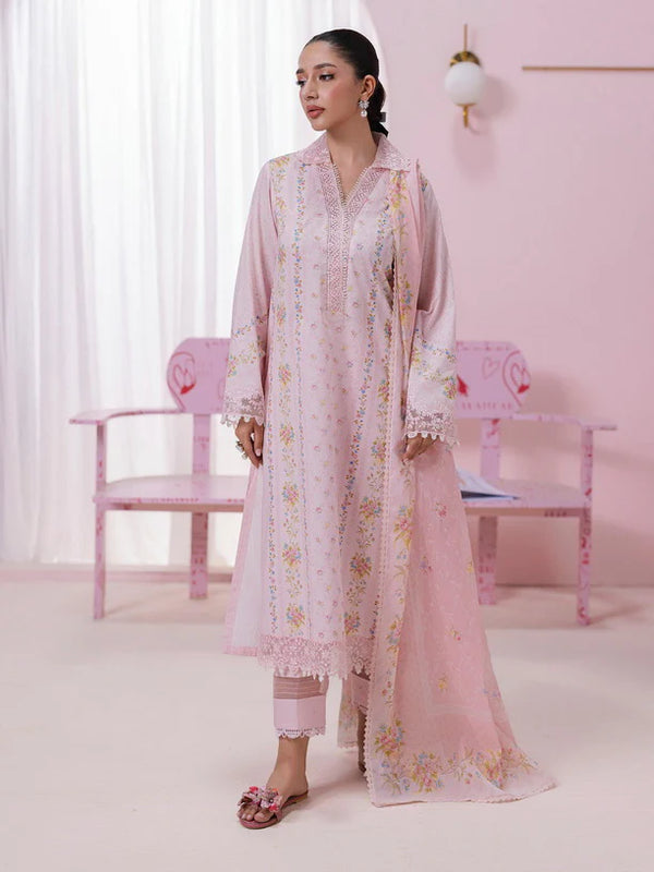 Qalamkar QPrints Embroidered Lawn Unstitched 3Pc Suit EM-07B EDEN