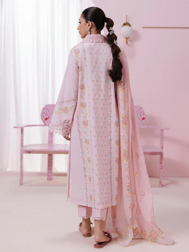 Qalamkar QPrints Embroidered Lawn Unstitched 3Pc Suit EM-07B EDEN
