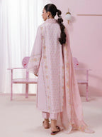 Qalamkar QPrints Embroidered Lawn Unstitched 3Pc Suit EM-07B EDEN
