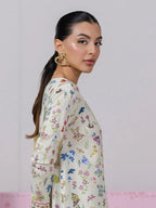 Qalamkar QPrints Embroidered Lawn Unstitched 3Pc Suit EM-09A HAZEL