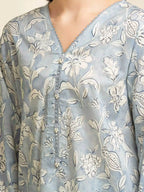 edenrobe Allure Lawn Unstitched Printed 3Pc Suit EWU5A1-35087