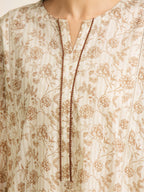 edenrobe Allure Lawn Unstitched Printed 3Pc Suit EWU5A1-35098