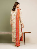 edenrobe Allure Lawn Unstitched Printed 3Pc Suit EWU5A1-35115
