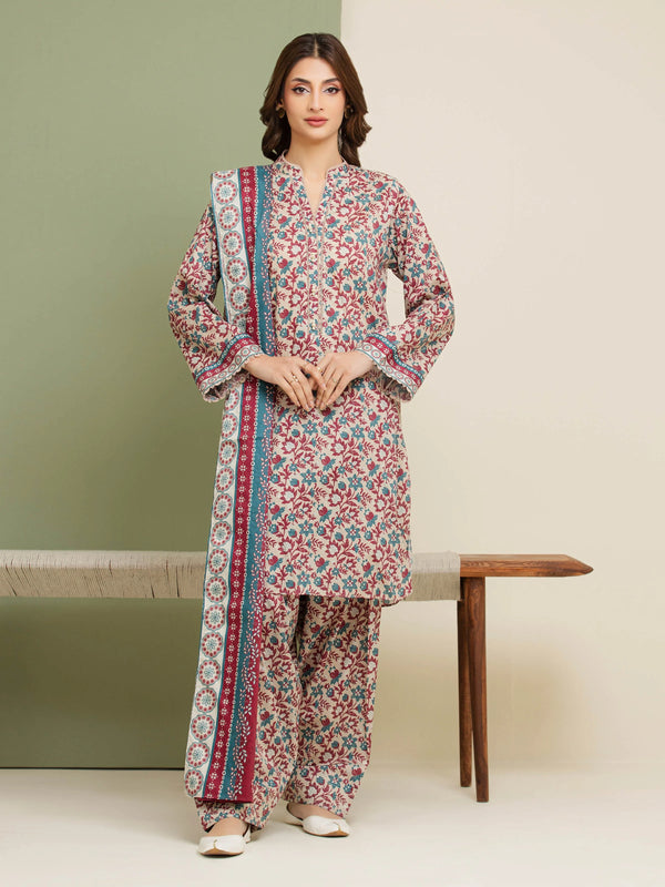 edenrobe Allure Lawn Unstitched Printed 3Pc Suit EWU5A1-35175x