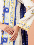 edenrobe Allure Lawn Unstitched Printed 3Pc Suit EWU5A1-35612