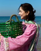 Coco by Zara Shahjahan Embroidered Lawn Unstitched 3Pc Suit D-03A TINA