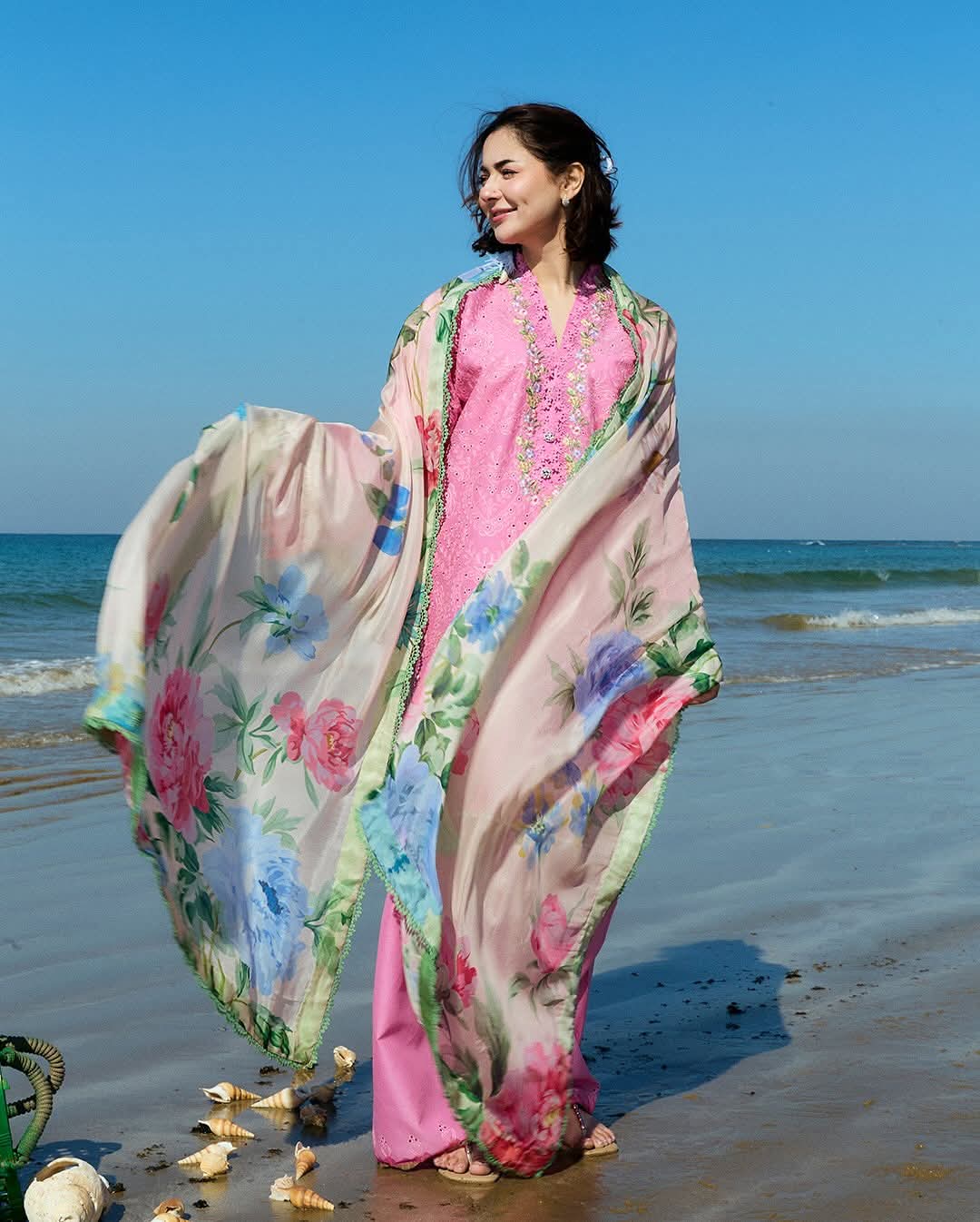 Coco by Zara Shahjahan Embroidered Lawn Unstitched 3Pc Suit D-03A TINA