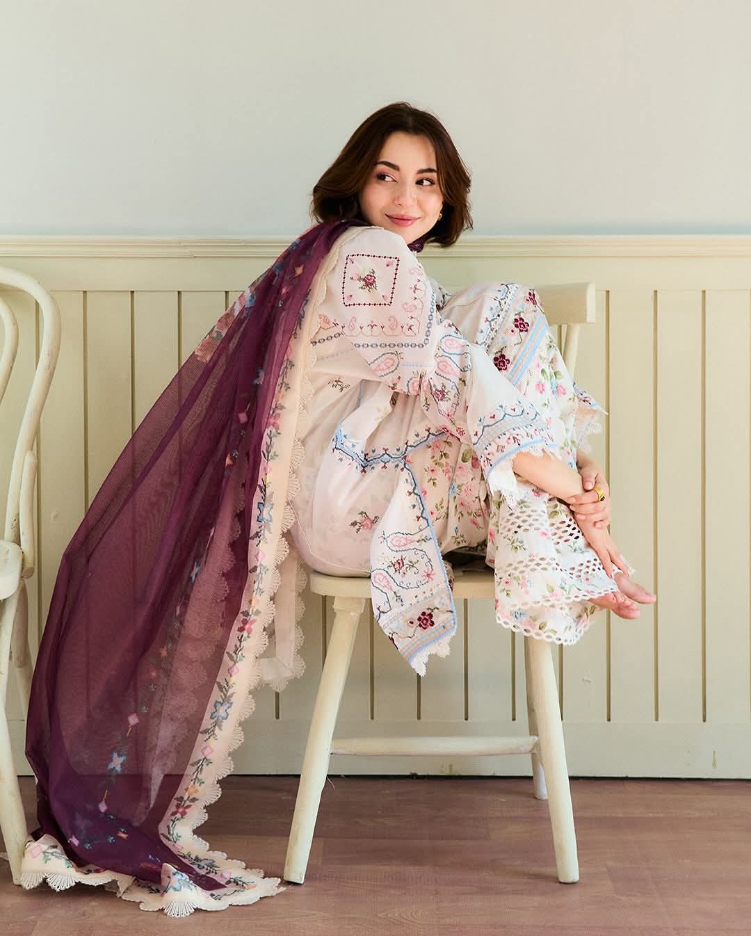 Coco by Zara Shahjahan Embroidered Lawn Unstitched 3Pc Suit D-02B SERENE