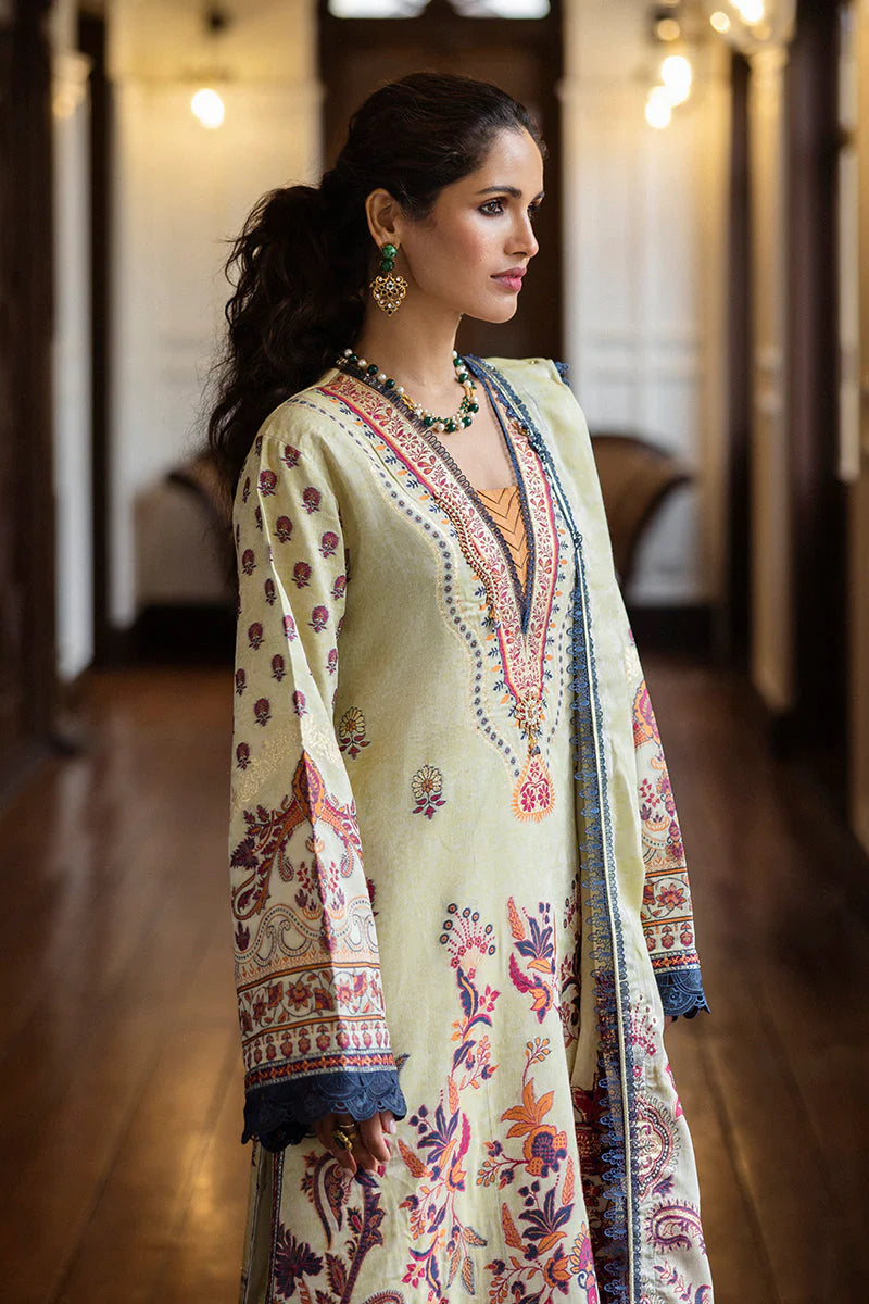 Mushq Seraph Jacquard Lawn Unstitched 3Pc Suit HLM25-03 Letizia