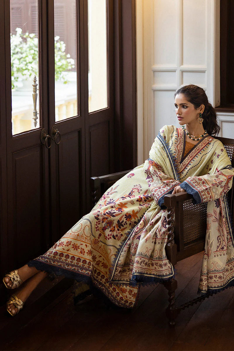 Mushq Seraph Jacquard Lawn Unstitched 3Pc Suit HLM25-03 Letizia