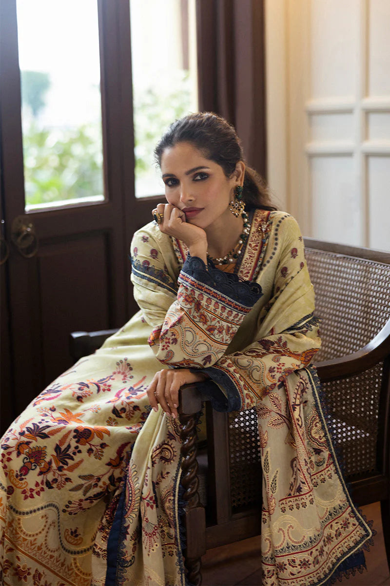 Mushq Seraph Jacquard Lawn Unstitched 3Pc Suit HLM25-03 Letizia