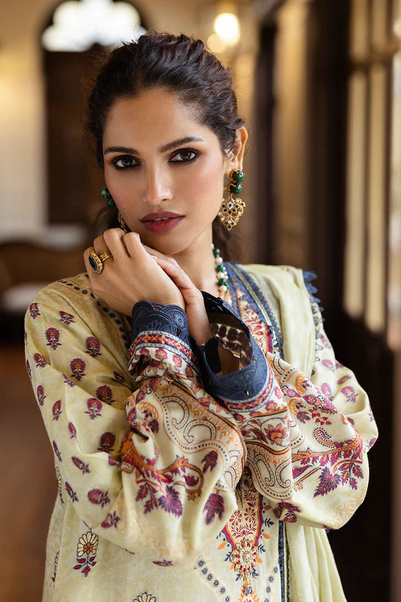 Mushq Seraph Jacquard Lawn Unstitched 3Pc Suit HLM25-03 Letizia
