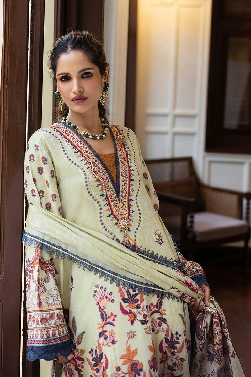 Mushq Seraph Jacquard Lawn Unstitched 3Pc Suit HLM25-03 Letizia