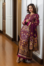 Mushq Seraph Jacquard Lawn Unstitched 3Pc Suit HLM25-04 Eleanor