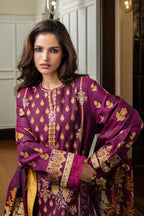 Mushq Seraph Jacquard Lawn Unstitched 3Pc Suit HLM25-04 Eleanor